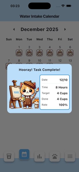 Daily goal completed